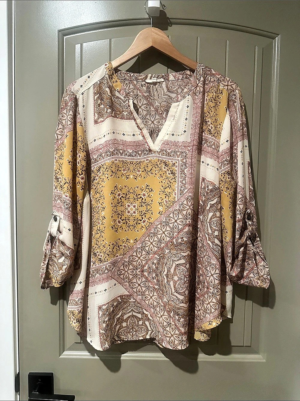 MAURICES Paisley Print Tunic 1X